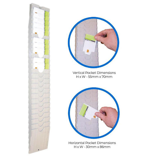 25 Slot Proxi Card Rack for Total Time Plus - ClockingSystems