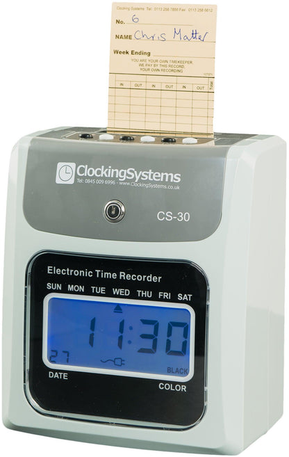 Clocking Systems CS-30 - ClockingSystems